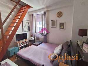 Novi Sad centar, 1.5 dupleks stan, 26m2+terasa, uknjižen ID#1619