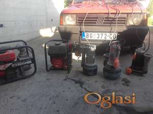 Iznajmljivanje pumpi za vodu