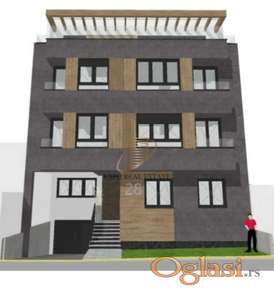 Prodaja 1,5 stan u izgradnji od 44m2+130m2 dvorište