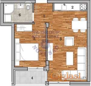 ODLICAN DVOSOBAN U IZGRADNJI!