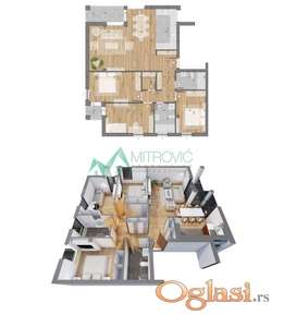 Četvorosoban stan u urbanoj vili u Petrovaradinu