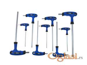 Set TORX ključevi sa ručkom T10-T50 mm 9 kom