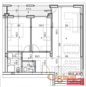 ADICE, 70m2, Trosoban sa pdv