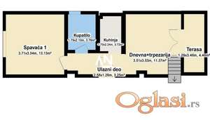 Nov stan izgrađen 2024 god. Opremljen Odlična cena ID#25026