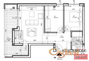 KOD SOMBORSKOG BULEVARA, 70m2, Trosoban sa pdv, Kredit