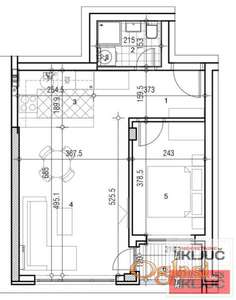 ADICE, 44m2, Dvosoban sa pdv