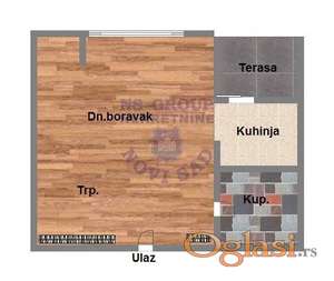 Fantastican jednsoban stan na odlicnoj lokaciji