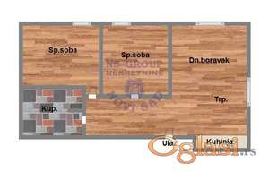 Trosoban stan na Podbari