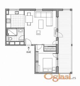 Moderan Stan u Izgradnji – Ledine, 42m2 ID#25597