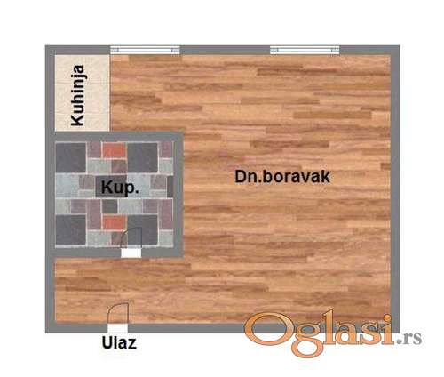 Garsonjera na lepoj lokaciji!