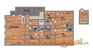 Penthouse - cena sa PDV-om - gratis terasa 80m2 - kvalitet - 5 spavaćih soba