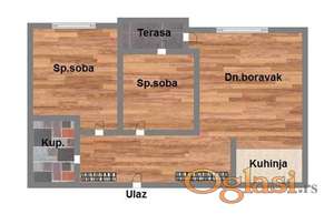 Odlican dvoiposoban stan u izgradnji! Liman 5!