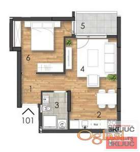 TELEP, 41m2, Dvosoban sa pdv, Renomiran investitor