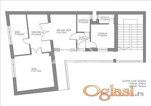 Salonac strogi centar , odličan stan i cena ID#5610