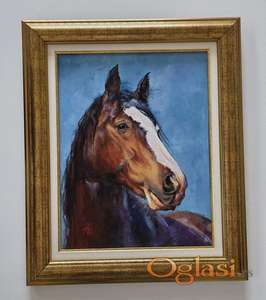 Ulje na platnu - Duh ravnice, prelepa slika!