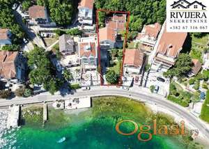 Luxury villa for sale in the first row by the sea Stoliv Kotor
