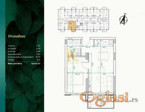 Investiciona prilika! - 2.0 stan u izgradnji - direktna prodaja