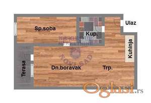 Dvosoban 44m2 Podbara