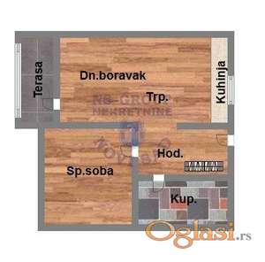 Dvosoban stan u izgradnji 48m2