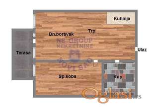 Na prodaju odlican dvosoban na Telepu!