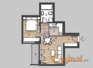 Dvosoban 43m2 Salajka