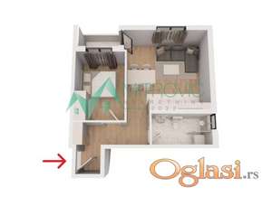 MODERNA NOVOGRADNJA – Mišeluk – 41m² sa povraćajem PDV-a! 