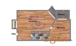 Odličan dvosoban stan na prodaju 38m2