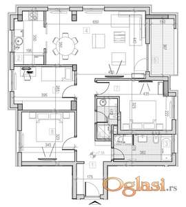 ČETVOROSOBAN stan PODBARA* 94m2* Povrat PDV-a