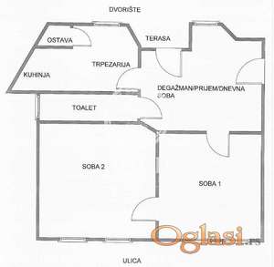 Izdajemo stan-Centar grada, 600eur! 87m2