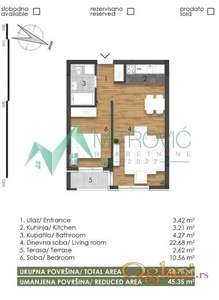 Telep, fenomenalan dvosoban stan-izuzetna ponuda