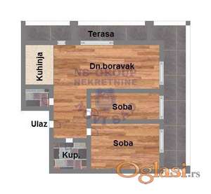 Dvoiposoban, 53m2 Miseluk