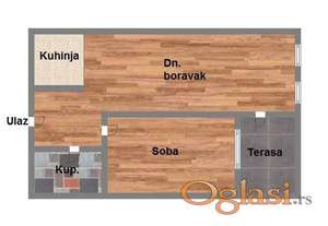 Odličan dvosoban stan na Novom Naselju.