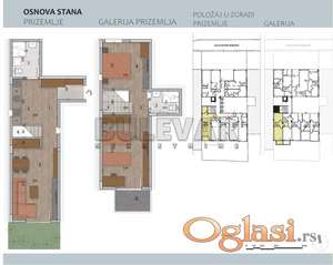 Eksluzivna novogradnja u Čairu, duplex (prizemlje i galerija) trosoban, 80 m2