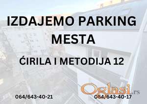 IZDAJEMO PARKING MESTA, TELEP