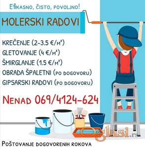Molersko-gipsarski radovi