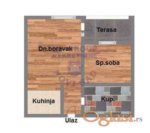 Jednoiposoban 35m2 Mišeluk