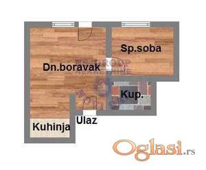 Dvosoban stan u izgradnji na Petrovaradinu