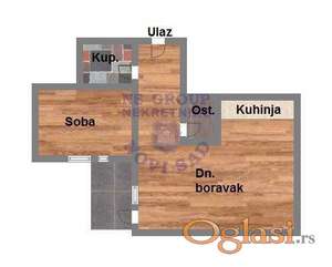 Dvosoban stan od 50m2, Stari Majur