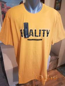 Nova muska majica Highlander u velikom broju 5XL Žuta Novo