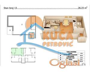 Novogradnja 26m2  Branko Bjegović