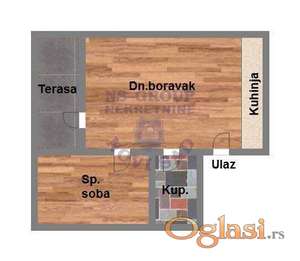 Odličan jednoiposoban stan na Klisi!