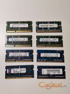 4gb ddr3 i ddr3l ram memorije za laptop 10600 i 12800