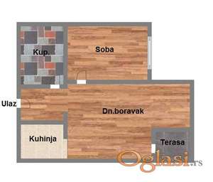 Dvosoban stan -cena sa PDV-om- Bul. patrijarha Pavla!