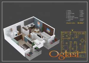 U ponudi dvoiposoban stan u izgradnji