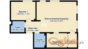 Uračunat PDV. Upravo izgrađena zgrada. Parking m. ID#40168