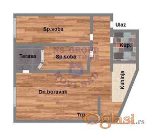 Odličan dvoiposoban stan u Petrovaradinu!