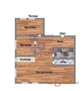 Trosoban stan na klisi!