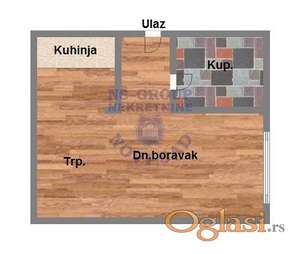 Jednosoban 32m2 Adice