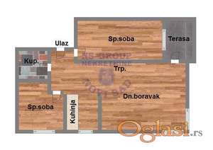Dvoiposoban 50m2 Petrovaradin