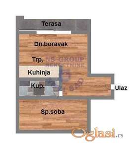 Dvosoban stan u izgradnji u Petrovaradinu